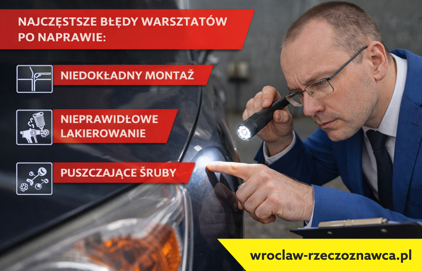 Najczęstsze błędy warsztatów po naprawie — kiedy warto zlecić kontrolę po naprawie