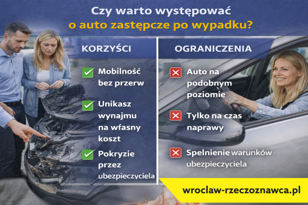 Czy warto występować o auto zastępcze po wypadku — korzyści i ograniczenia