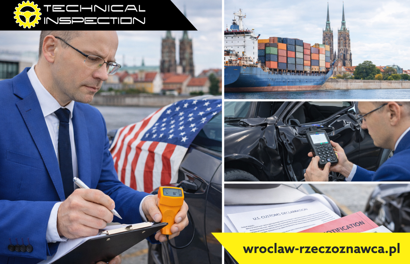 Import auta z USA do Wrocławia? Rzeczoznawca pomoże Ci z wyceną do akcyzy i urzędu celnego